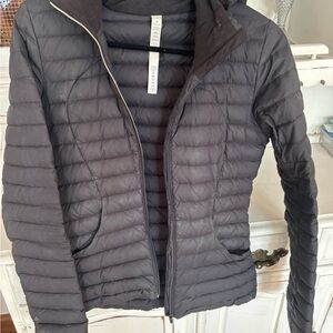 lululemon athletica Black Quilted Packable Puffer Jacket